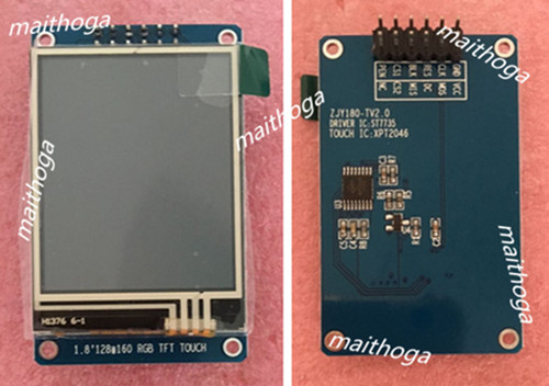 1.8 인치 12PIN SPI TFT LCD 스크린 터치 패널 (보드/보드 없음) ST7735S 드라이브 IC XPT2046 128(RGB)* 160